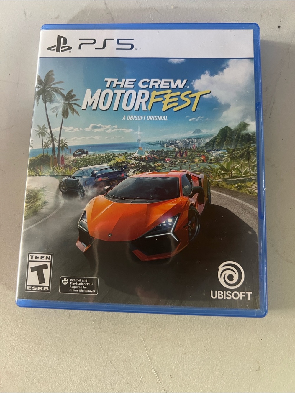 The Crew Motorfest (PS5) - Official Ubisoft Game - Orange Sports Car Artwork